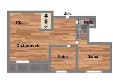 Trosoban stan, Novi Sad, Telep, prodaja, 65m2, 161730e, id1129133