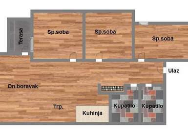 Dvoiposoban stan, Novi Sad, prodaja, 59m2, 108480e, id1131380
