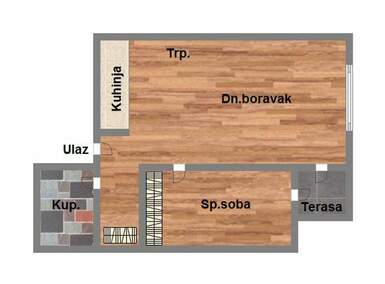 Dvosoban stan, Novi Sad, prodaja, 40m2, 99400e, id1138333