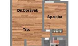 Jednoiposoban stan, Novi Sad, prodaja, 45m2, 111220e, id1143018
