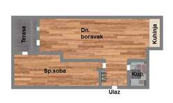 Dvosoban stan, Novi Sad, prodaja, 44m2, 127820e, id1146032