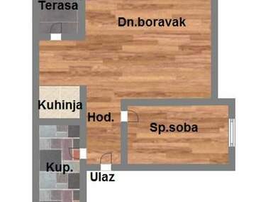 Dvosoban stan, Novi Sad, Adice, prodaja, 40m2, 71060e, id1150944