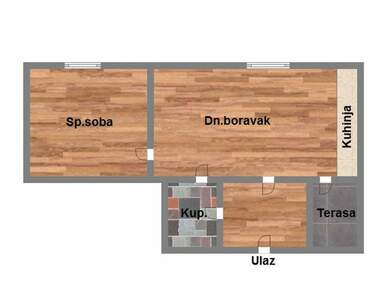 Jednoiposoban stan, Novi Sad, prodaja, 31m2, 68570e, id1152179