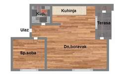 Dvosoban stan, Novi Sad, Adice, prodaja, 44m2, 72860e, id1155836