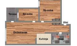 Dvoiposoban stan, Novi Sad, Adice, prodaja, 47m2, 84360e, id1158854