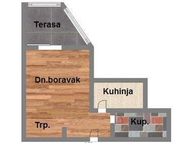Jednosoban stan, Novi Sad, Telep, prodaja, 32m2, 79720e, id1163060