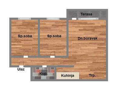 Trosoban stan, Novi Sad, Bulevar Oslobođenja, prodaja, 63m2, 221280e, id1165798
