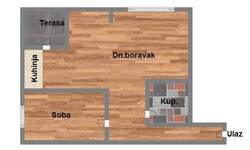 Dvosoban stan, Novi Sad, Grbavica, prodaja, 42m2, 142930e, id1168777