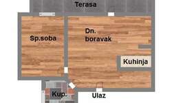 Jednoiposoban stan, Novi Sad, Telep, prodaja, 37m2, 86100e, id1172686