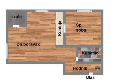 Dvosoban stan, Novi Sad, Bulevar Evrope, prodaja, 51m2, 121560e, id1173264