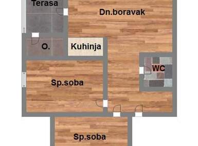 Dvoiposoban stan, Novi Sad, prodaja, 56m2, 125800e, id1173401