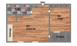 Dvosoban stan, Novi Sad, Salajka, prodaja, 37m2, 85490e, id1180825