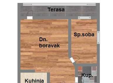 Dvosoban stan, Novi Sad, Telep, prodaja, 43m2, 98850e, id1181669