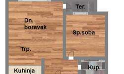 Dvosoban stan, Novi Sad, prodaja, 42m2, 105310e, id1182355