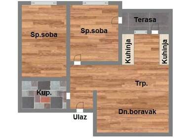 Dvoiposoban stan, Novi Sad, prodaja, 54m2, 103580e, id1184769