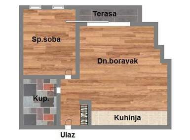 Dvosoban stan, Novi Sad, Grbavica, prodaja, 45m2, 151460e, id1188438