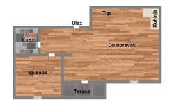 Dvosoban stan, Novi Sad, prodaja, 45m2, 75940e, id1189162