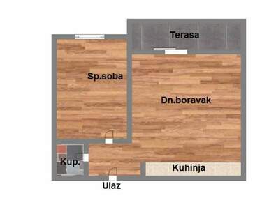 Dvosoban stan, Novi Sad, prodaja, 40m2, 108060e, id1190588