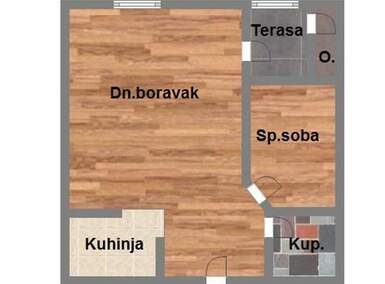 Dvosoban stan, Novi Sad, prodaja, 43m2, 98160e, id1193472