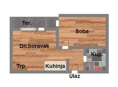 Dvosoban stan, Novi Sad, Telep, prodaja, 40m2, 102500e, id1194373