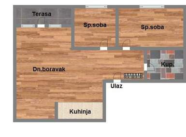Trosoban stan, Novi Sad, Grbavica, prodaja, 62m2, 197180e, id1195036