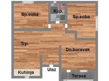 Trosoban stan, Novi Sad, prodaja, 70m2, 144200e, id1197177