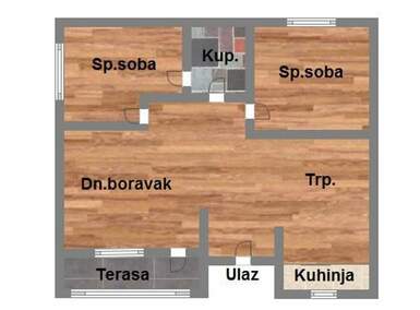 Trosoban stan, Novi Sad, prodaja, 70m2, 144200e, id1197178