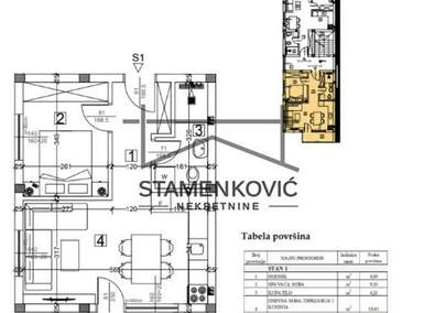 Dvosoban stan, Novi Sad, Adice, prodaja, 41m2, 80400e, id1348491