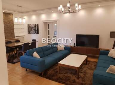 Trosoban stan, Beograd, Vračar (centar), izdavanje, 105m2, 1500e, id1374796