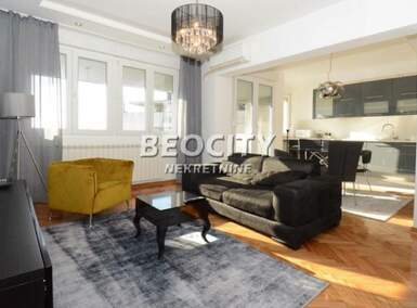 Trosoban stan, Beograd, Vračar (centar), izdavanje, 80m2, 1100e, id1375179