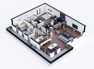 Cetvorosoban stan, Beograd, Vračar (centar), prodaja, 153m2, 612000e, id1375198