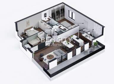 Cetvorosoban stan, Beograd, Vračar (centar), prodaja, 131m2, 524000e, id1375199
