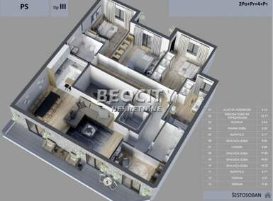 Stan, Beograd, Vračar (centar), prodaja, 158m2, 415000e, id1375635