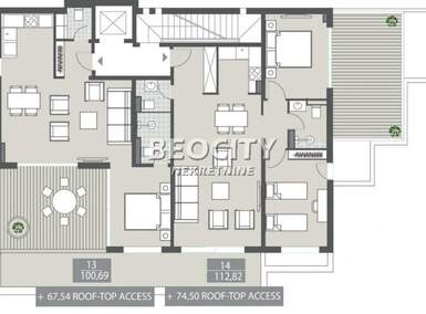 Dvosoban stan, Tivat, Centar, prodaja, 101m2, 355500e, id1375726