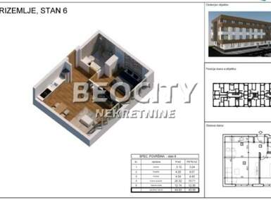 Dvosoban stan, Novi Sad, Adice, prodaja, 44m2, 82060e, id1376426
