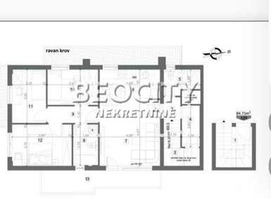 Cetvorosoban stan, Novi Sad, Bulevar Patrijarha Pavla, prodaja, 85m2, 229500e, id1376433