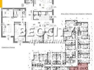 Cetvorosoban stan, Novi Sad, Telep, prodaja, 83m2, 174300e, id1376532