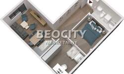 Trosoban stan, Novi Sad, Nova Detelinara, prodaja, 53m2, 132500e, id1376650