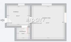 Jednosoban stan, Beograd, Voždovac, prodaja, 37m2, 92500e, id1376672