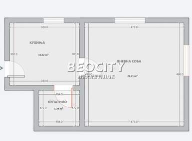 Jednosoban stan, Beograd, Voždovac, prodaja, 37m2, 92500e, id1376672