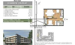 Dvosoban stan, Novi Sad, Telep, prodaja, 44m2, 123600e, id1364666