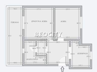 Trosoban stan, Beograd, Karaburma, prodaja, 52m2, 120000e, id1376906