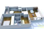 Dvoiposoban stan, Beograd, Farmaceutski fakultet, prodaja, 75m2, 210000e, id1144257