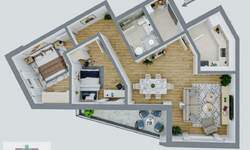 Dvoiposoban stan, Beograd, Rvati, prodaja, 59m2, 87660e, id1378757