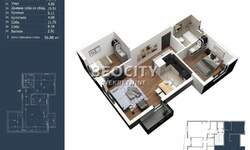 Trosoban stan, Beograd, Voždovac, prodaja, 57m2, 188100e, id1380839