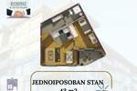 Jednoiposoban stan, Beograd, Rvati, prodaja, 43m2, 71000e, id1381905