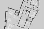 Cetvorosoban stan, Beograd, Andrićev Venac, izdavanje, 264m2, 8500e, id1384804