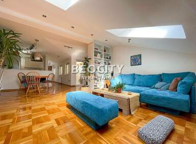 Trosoban stan, Beograd, Kneza Miloša (centar), izdavanje, 90m2, 1000e, id1384823