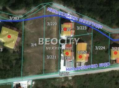 Plac, Beograd, Miljakovac Iii, prodaja, 1100m2, 200000e, id1384921