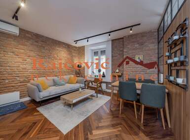 Dvoiposoban stan, Beograd, Centar, izdavanje, 52m2, 1000e, id1386573